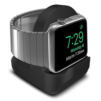 

Universal Silicone Smart Watch Charger Pad Cradle Dock for iWatch 1,2,3 38/42 mm Smart Bracket Portable Charging For Watch