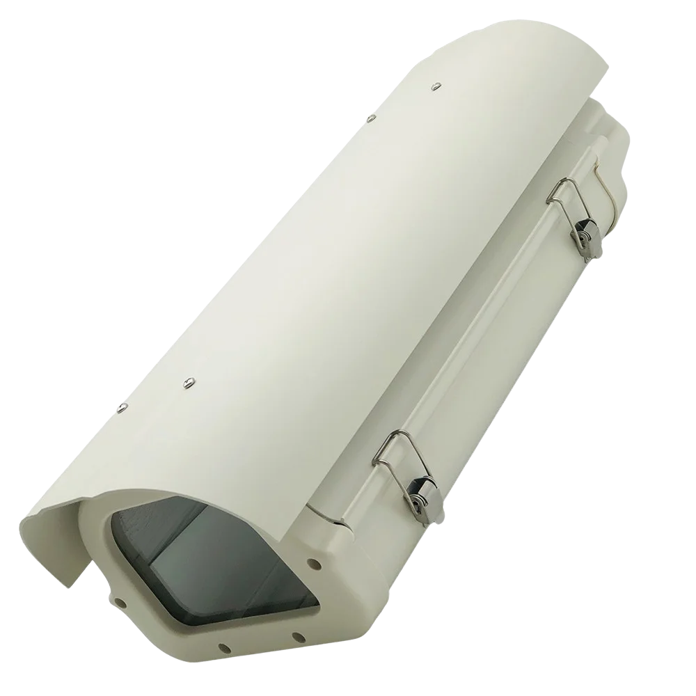 15インチcctvカメラ監視アウターケーシング防雨エンクロージャ保護シェルクリーンフロントガラスと2つのロック477x185x140MM防犯カメラ AliExpress