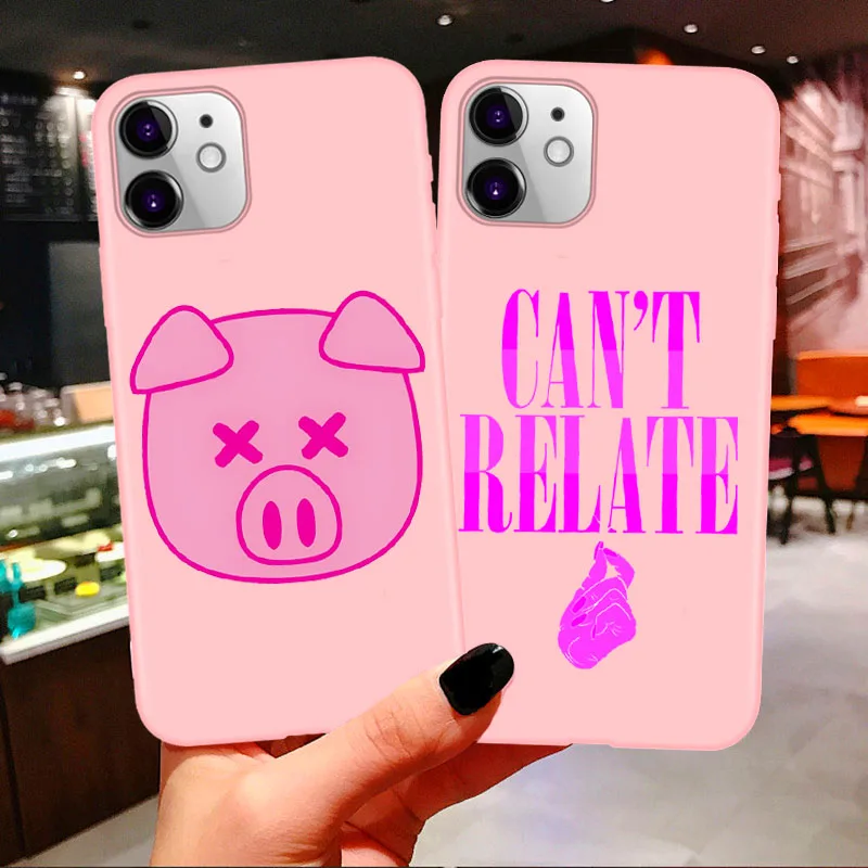 

Jeffree Star Can't Relate Soft Phoen Case For iPhone X XR XS Max 6 6s 7 8 Plus Pink Silicone Cover For iPhone 11 Pro Max 2019