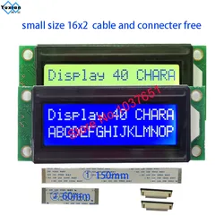 Small Mini Size 1602 16x2 LCD Display Module LC1629 HD44780 instead OM16213 FMA16213 LMB162XFW PC1602-K