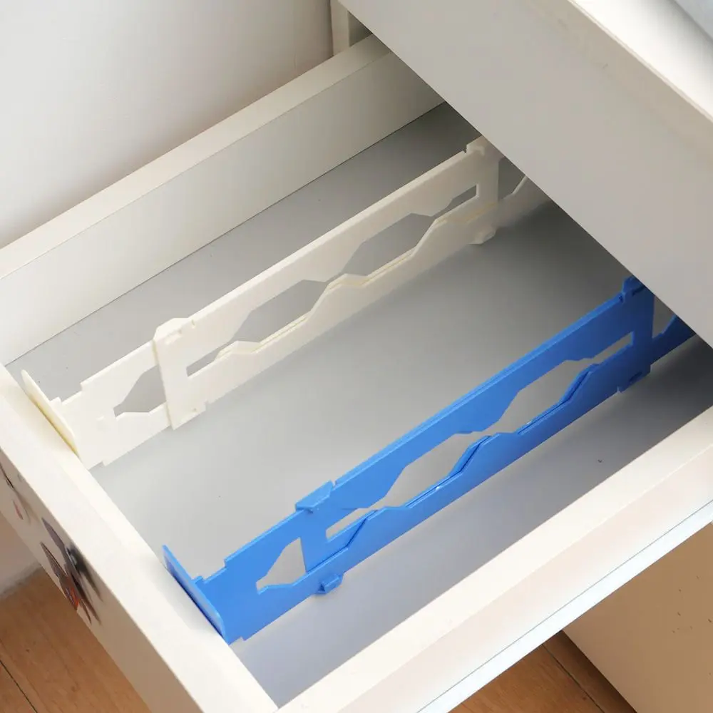

1set Retractable Adjustable Stretch Plastic Drawer Divider Organizer Storage Partition Board Multi-Purpose DIY Home Office Tools