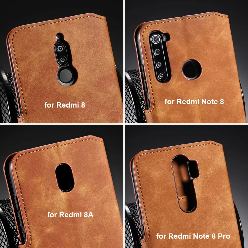 Кожаный чехол для Xiaomi Redmi 8, 8A, Note 8, 8 T, Pro, чехол, Магнитный кошелек, откидная крышка для Redmi, Note8 Pro, Redmi8, чехол s