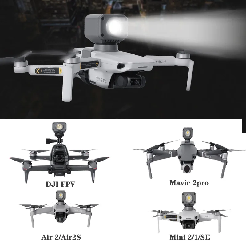 

Drone Night Flight LED For DJI Mavic 3/Mavic Mini 3 pro/Mini 2/Mini/Air 2/Air 2S/Mavic 2 Fill Lamp Navigation Light Accessorie