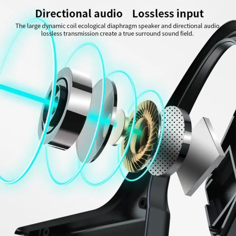 K08 TWS Wireless Bluetooth Earphones Music Headphones With Bone Conduction Waterproof Sports Earbuds Outdoor Handsfree Headsets