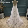 Mryarce Elegant Embroidery Lace Floral Sleeveless Spring Wedding Dress Bridal Gowns Vestido De Noivas 1