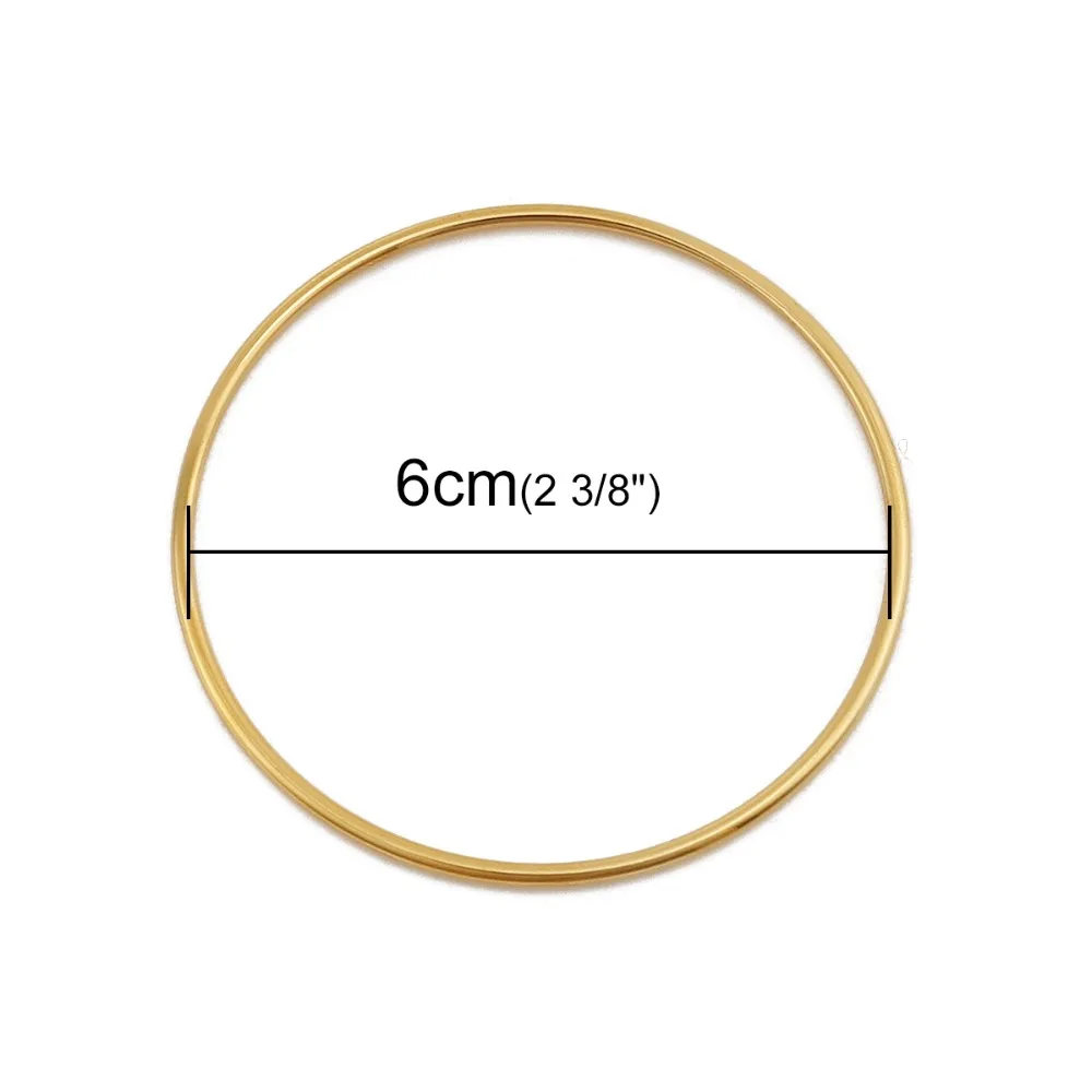 Stainless Steel Bangles Bracelets Rose Gold Silver Color Round For Women Gift Jewelry 18.5cm-22cm long 1 Piece bangle bracelet stainless steel bracelet