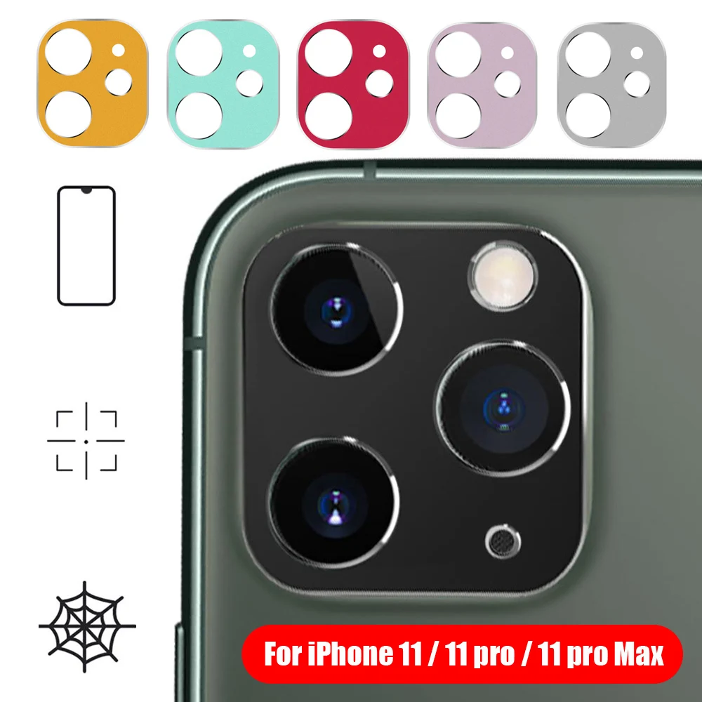 Полное покрытие объектива камеры металлическое кольцо протектор для iPhone 11 Pro/11 Pro/11 задняя камера объектив защитный чехол защитная накладка для задней панели телефона
