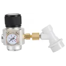Bia Homebrew Nhà Bia CO2 Điều Chỉnh Bộ Củ Sạc Gas Ngắt Nhà Bia Tươi Kegerator Nhà Ủ Bia 0-90 PSI Cerveja(China)
