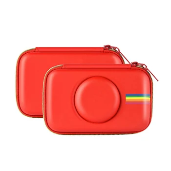 

Colorful High Quality PU Leather Bag Camera Retro Protective Case Cover For Polaroid Snap Touch Model Cameras(only case) red