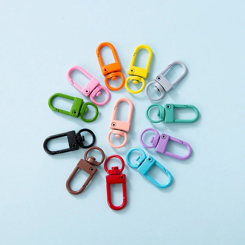 

10pcs Colorful Door Shape Keychains Lobster Clasps Hooks Key Chain Key Rings for DIY Handmade Keychain Gift Jewelry Findings