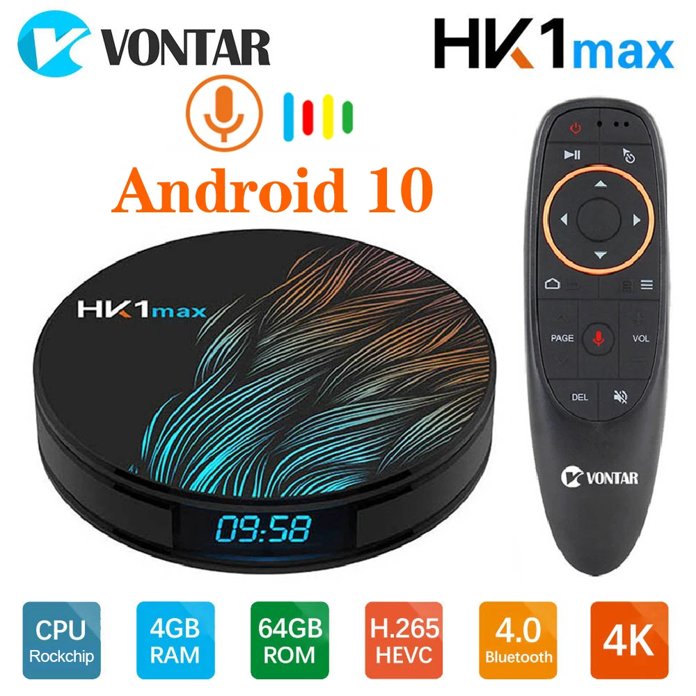 HK1 Max Smart Tv Box Android 10 4Gb 64Gb 32Gb 128G Rockchip 2.4/5.8G wifi  1080P H.265 4K 60fps 2G 16G Google Speler Set Top Box|Set-top Boxes| -  AliExpress