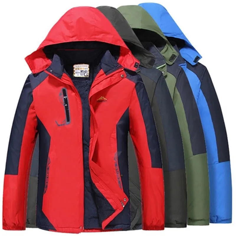

Autumn Men Outdoor Waterproof Jacket Camping Hiking Hunting Climbing Rain Fishing Sport Windbreaker Men's Packable Down Jacket