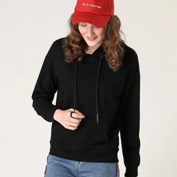 

Women's Slim Round Neck Sweatshirt Long Sleeve Hoodie