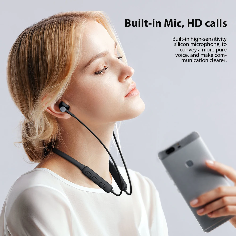 Спортивные Bluetooth наушники DACOM G03H с шейным ободом беспроводные вкладыши 5 0