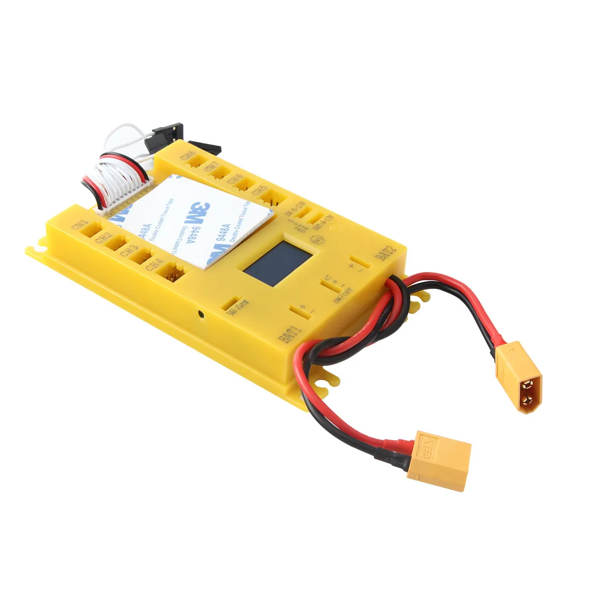 Mini Power DP UBEC Pro Servo Section Board With Wire Switch Dual Power 9 Channels input 16 servo output