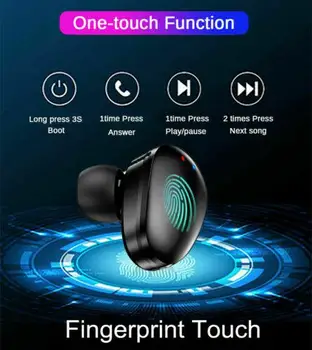 

For iPhone Xiaomi Huawei TWS Wireless Earphones Bluetooth 5.0 Touch Control Waterproof Sport Earbuds With 3600mAh Power Bank