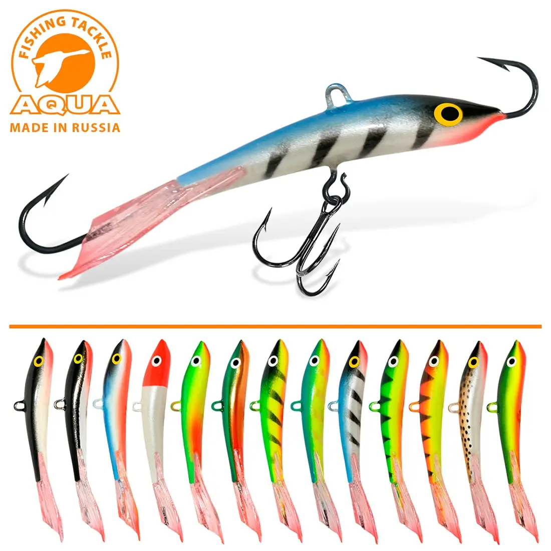 Балансир для зимней рыбалки AQUA CLASSIC-7 вес 16 0g длина 74mm | Спорт и развлечения
