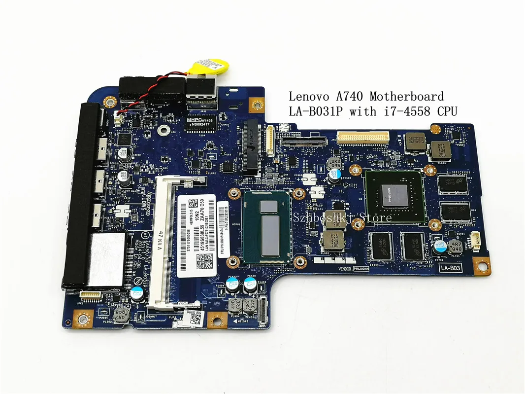 Материнская плата ZAA50/70 LA-B031P для ноутбука lenovo A740 все-в-одном AiO 27 с FRU/PN:5B20F65674 SR188