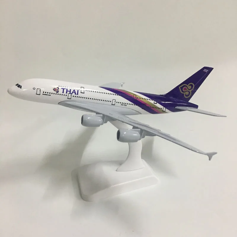 Джейсон пачка 20 см самолет модель самолета тайский Аэробус A380 с трёхмерными