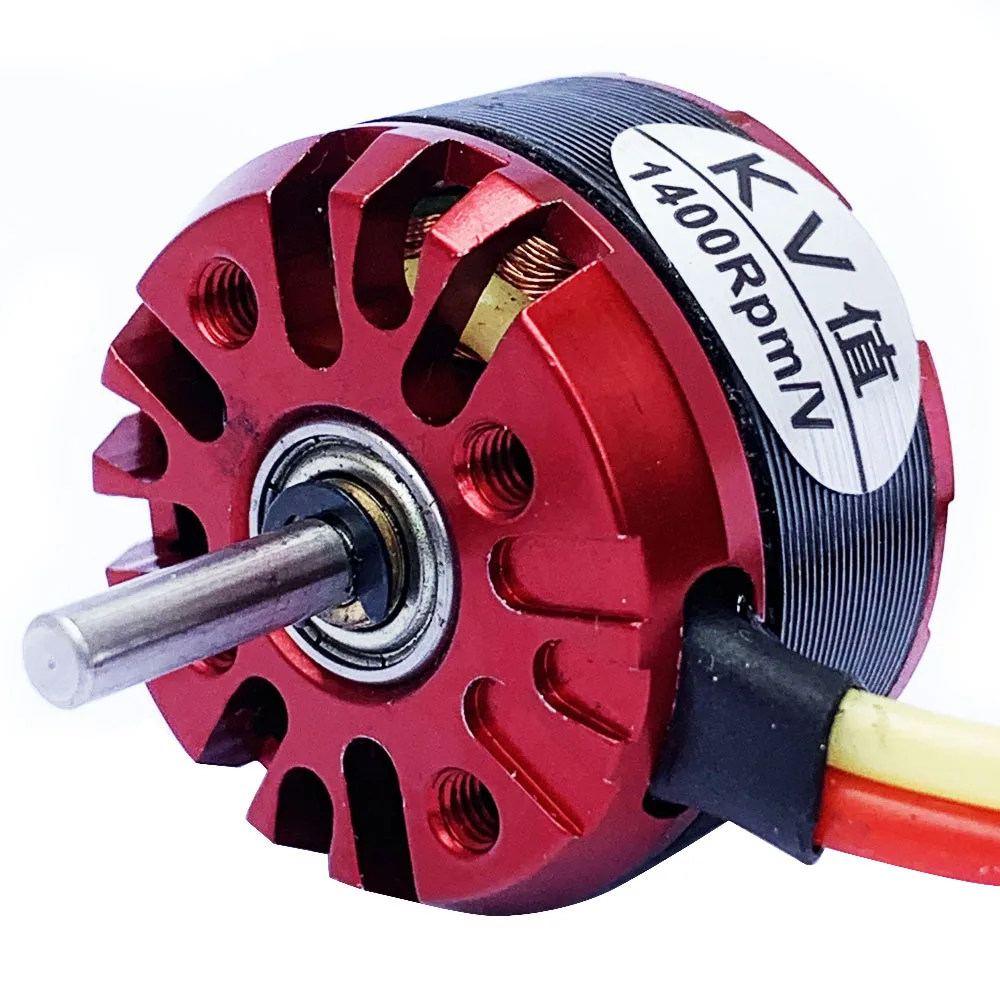 

2822 KV1400 brushless motor Swiss Quality Motor Brushless Outrunner motor for aircraft fixed-wing aircraft and quadcopter Black
