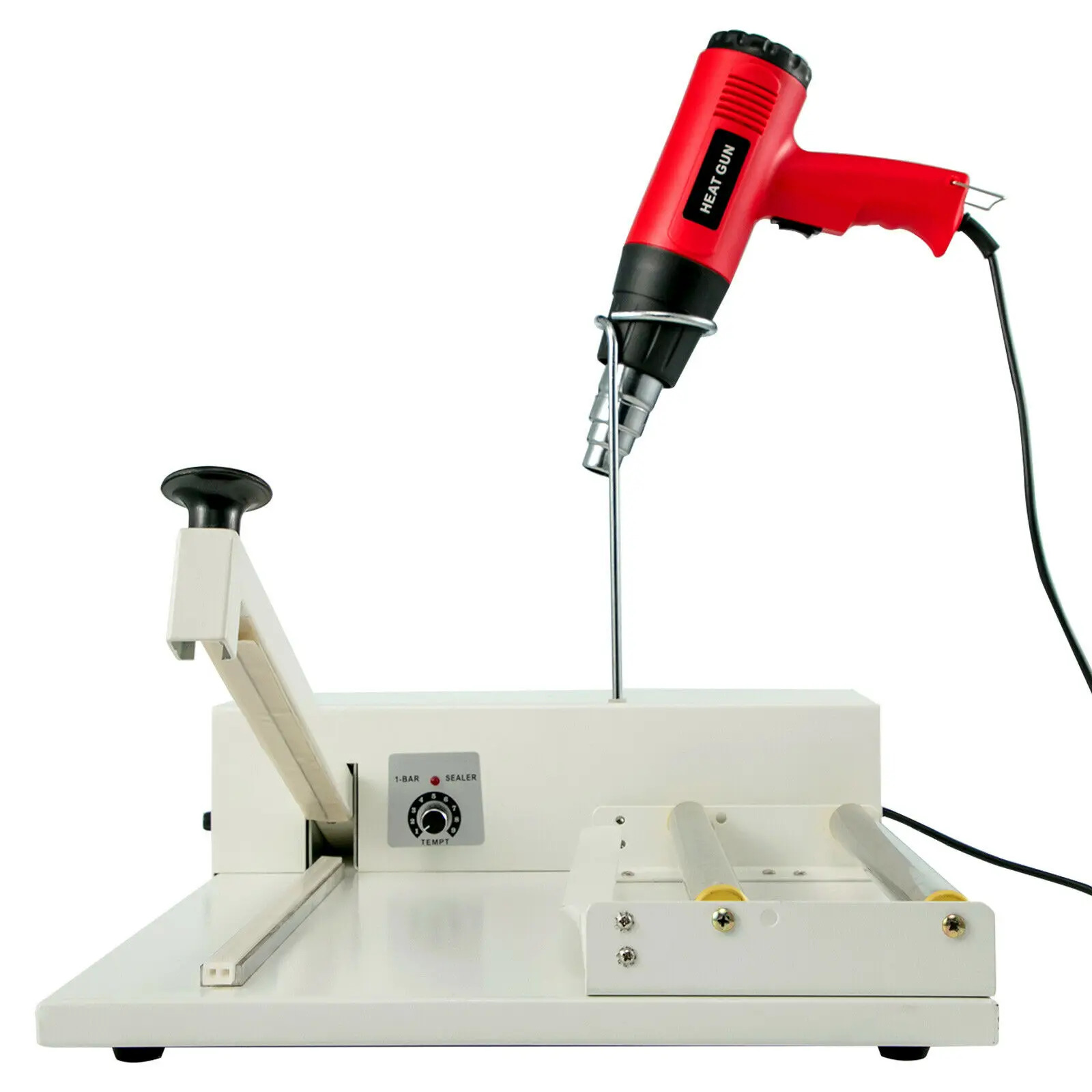 

1800W Heat Gun Adjustable Temperature Efficient 24" Shrink Wrap Machine for Food Package