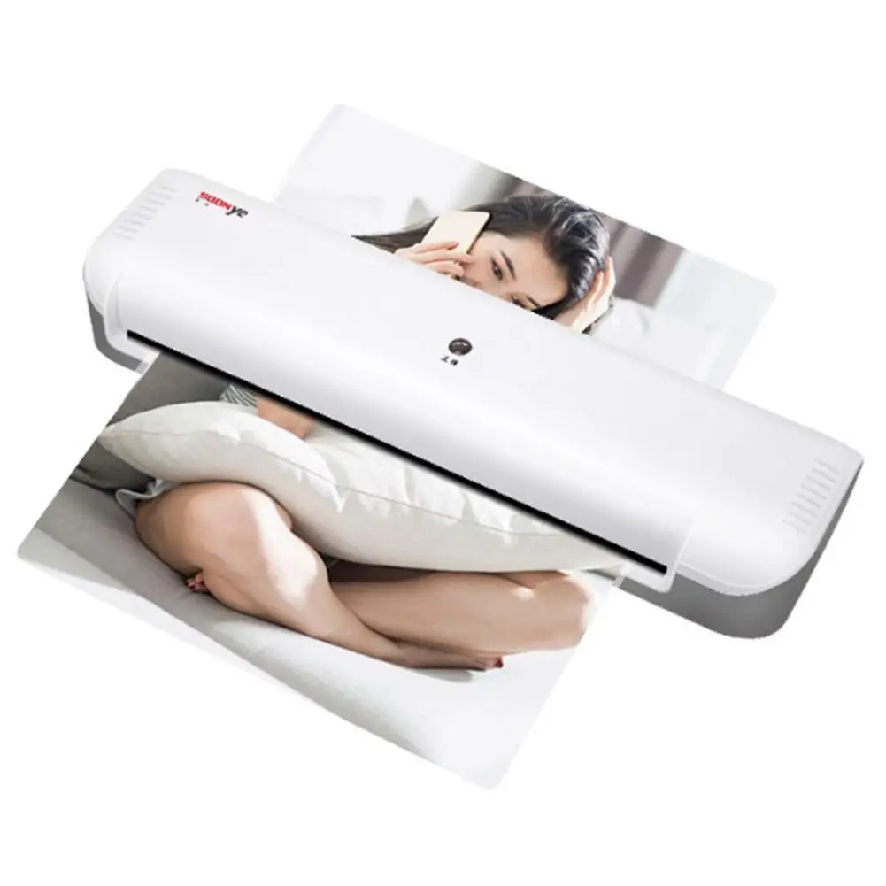 

A4 Laminator Machine, Portable Thermal Laminating Machine with 10 Pouches, Fast Warm-up & No Bubbles, for Home/Office/School Use