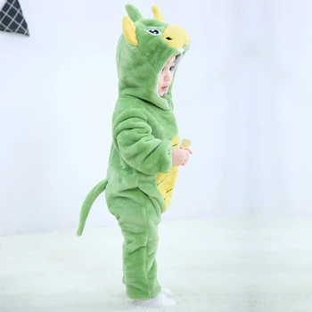 

Cartoon Animal Rompers For Baby Inflant Clothing Winter New Born Baby Clothes Dinosaur Overalls Toddler Outfits Jumpsuit Costume