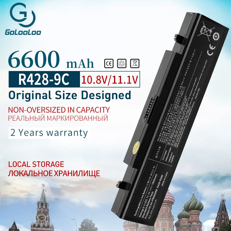 Batteria Nuova 9 Celle 9900Mah Per Samsung Pb9Ns6B Aa-Pb9Ns6B Aa-Pb9Nc6W Aa Pb9Ns6B R428 R429 R468 Np300 Np350 Rv410 Rv509