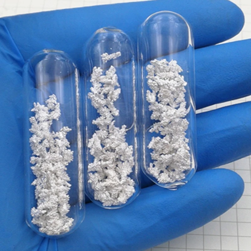 Free shipping 99.99% purity silver metal element ingot ultra size 5-12mm electrolytic silver Ag crystal material granule (1)