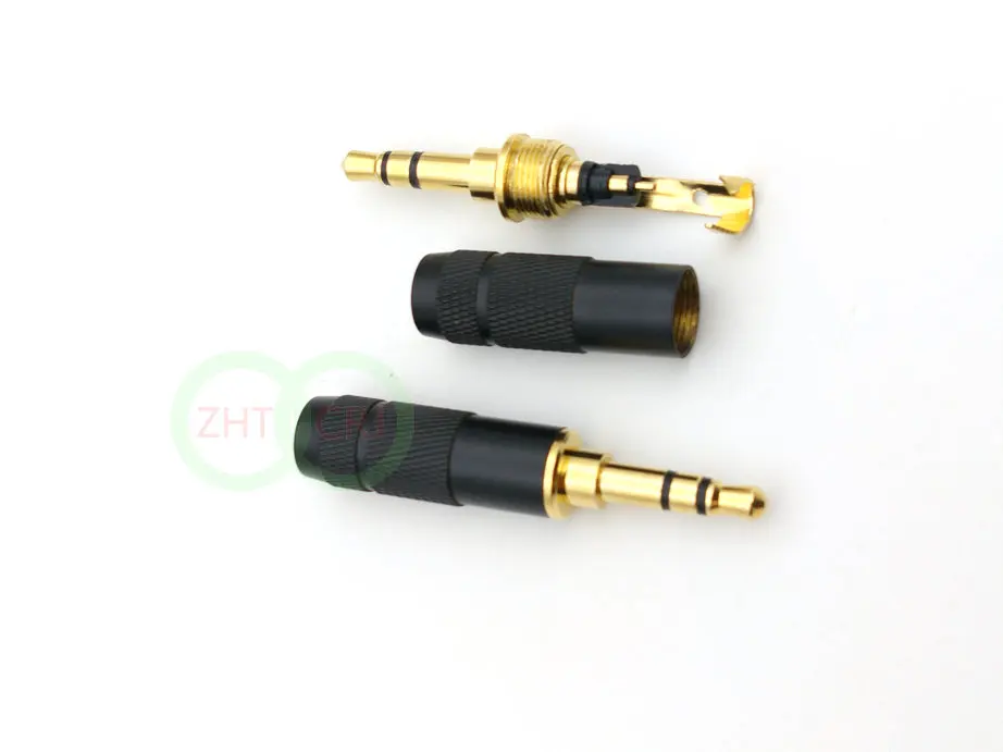 100pcs Stereo 3 5mm 3 Pole Repair Headphone Jack Plug Cable Audio