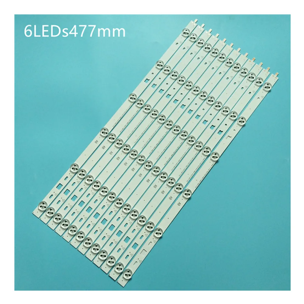 12 шт./компл. 6 светодиодный s 477 мм подсветка полосы для KDL-48W600B ТВ LG Innotek 48 дюймов FHD