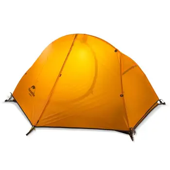 

Single Person Camping Tent Waterproof Outdoor Hiking Tent Nylon Backpacking Tent Outdoor Tent Orange