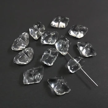 

Wholesale 20mm*10mm 350pcs/lot Irregular Gravel Shape Beads /Jewelry Accessories/ Finding/Earring / DIY Jewelry