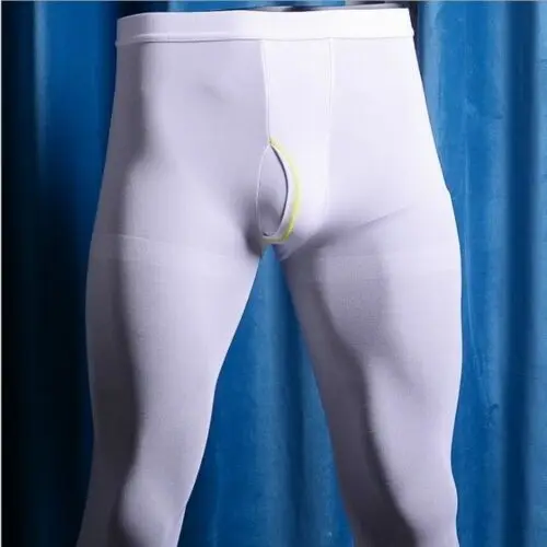 Metelam Mens Bottoming Socks Velvet Thermal Underwear Pants Soft Stretch Tights Footed Long Johns Skinny Pants