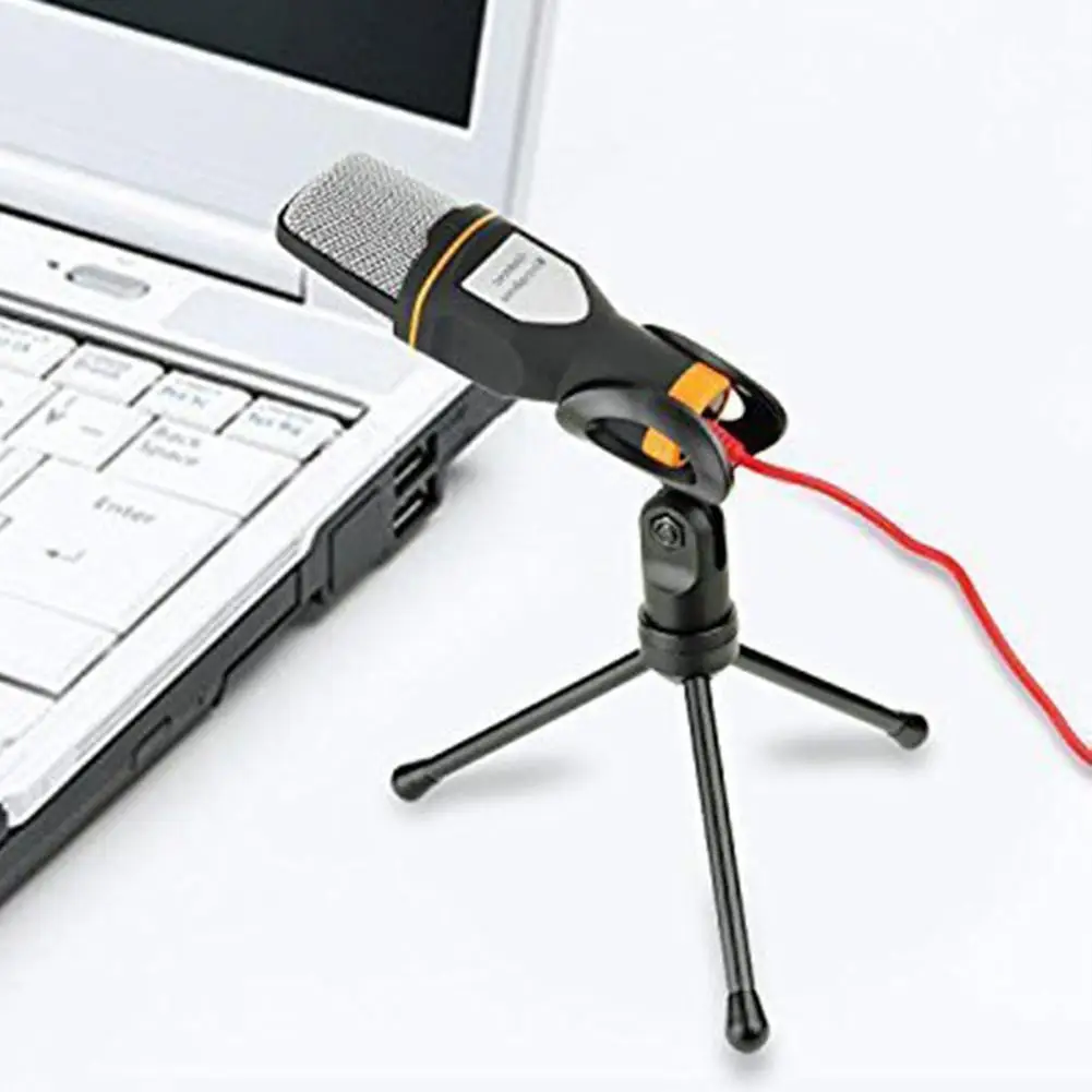 

LTP DC3.5mm Tumo Professional Condenser Sound Podcast Studio Microphone Omnidirectional Tripod for Pc Laptop Skype MSN