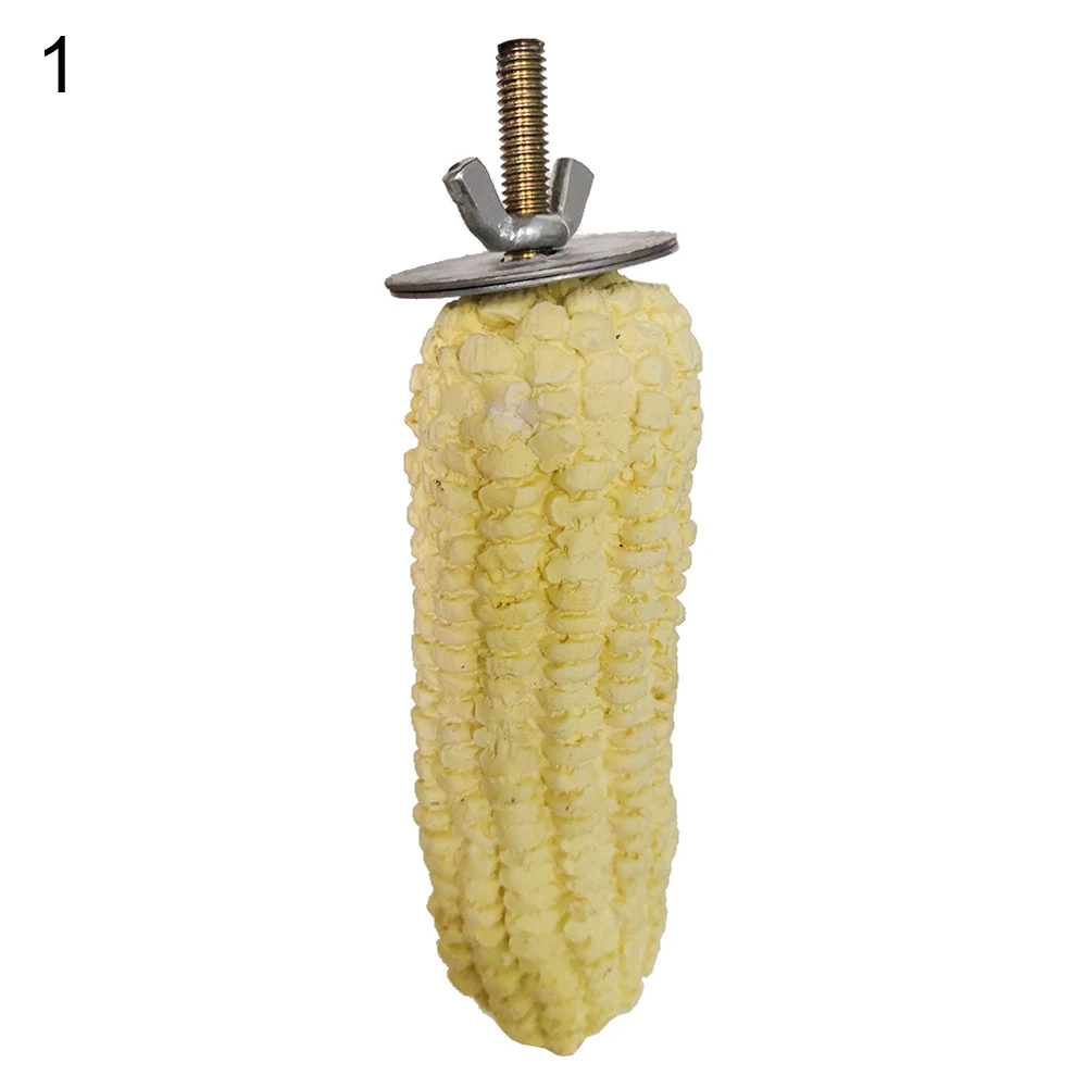 Pet Hamster Rabbit Corn Cabbage Minerals Teeth Grinding Stone Molar Chew Toy