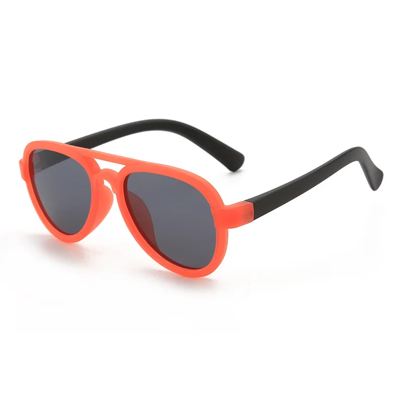 TPEE резиновые гибкие Детские поляризованные солнцезащитные очки возраст от 3 до 10 лет небьющиеся Дети Девочки Мальчики