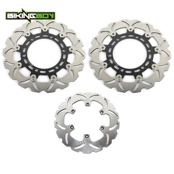 

BIKINGBOY For KTM 950 LC8 Adventure 02-06 / S 04-06 990 Adventure S 06-08 990 Super Enduro R Front Rear Brake Discs Disks Rotors