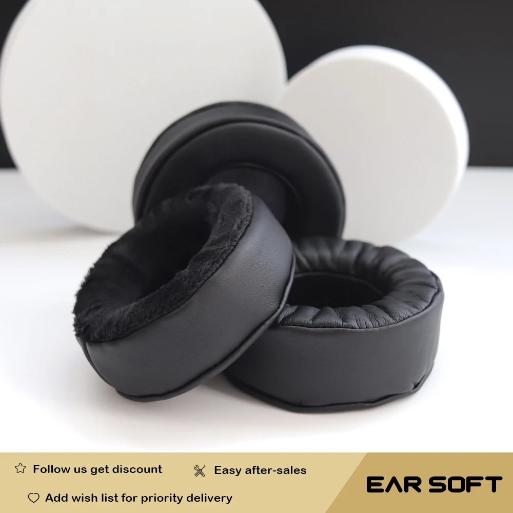 Earsoft Substituição Almofadas para Isk Mdh9000 Fones de Ouvido Earmuff Case Manga Acessórios