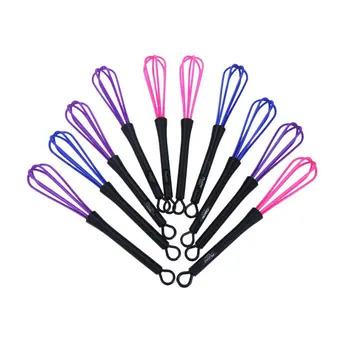 

10pcs Plastic Salon Barber Hairdressing Hair Color Dye Cream Mixer Tools Whisk
