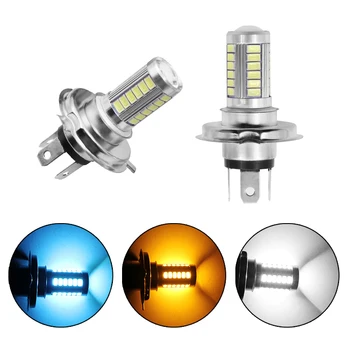 

1pcs H4 LED Car Headlight Cold White 33 SMD 5630 5730 12V DC Car Fog Light Bulb