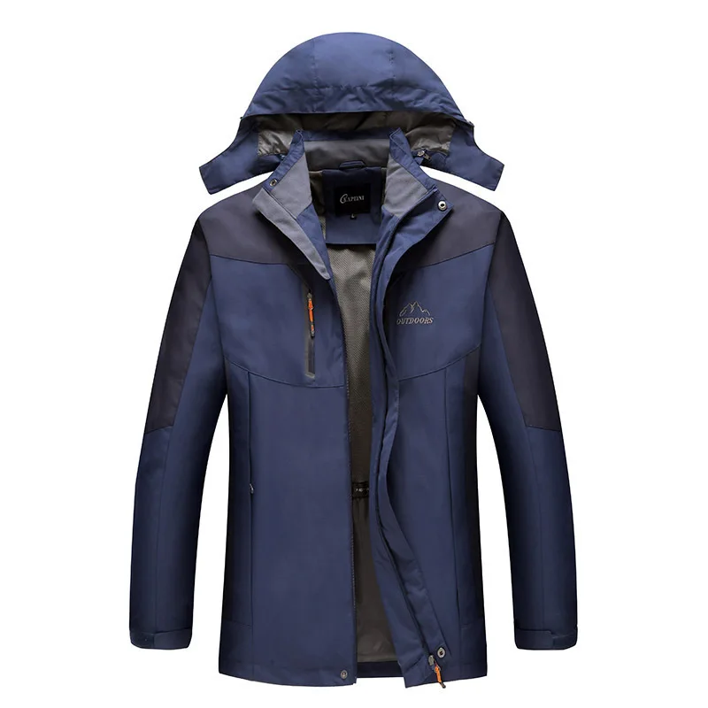 

Autumn Big Size Men's Wear Outdoor Jacket Fat Extra Large Loose Plus Fat plus Fat Man Male Windbreaker Coat