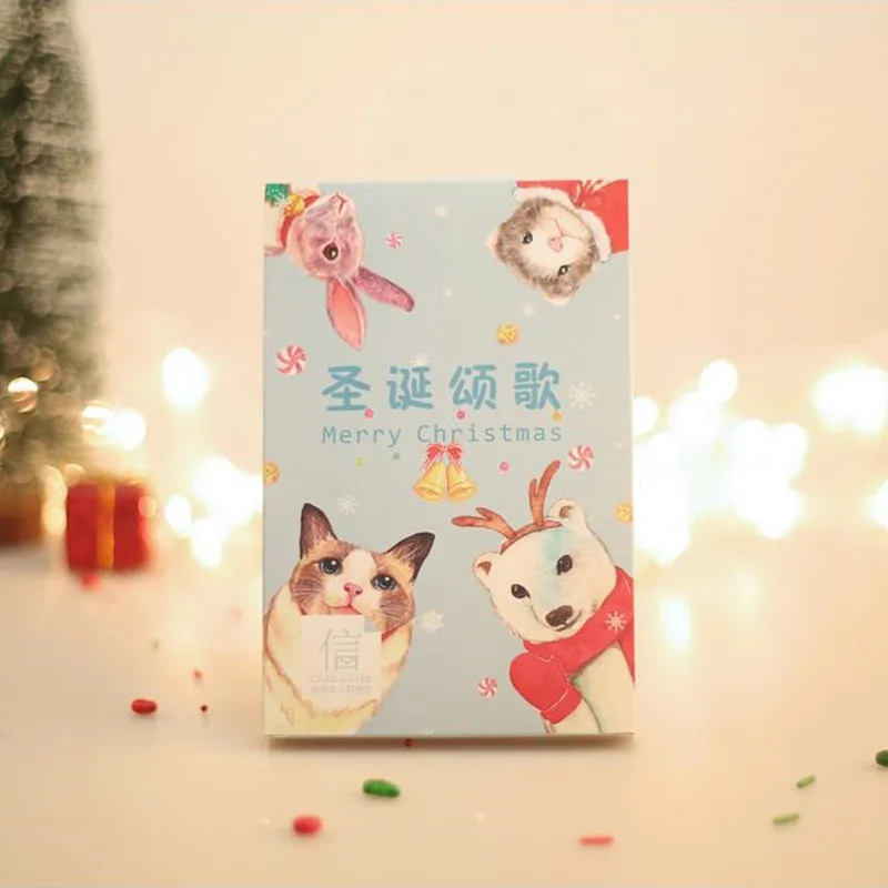 

30 Sheets/Set Christmas Carol Series Postcard Greeting Card Birthday Gift Card Message Card