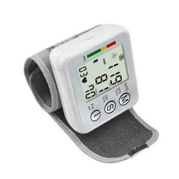 

Electronic Battery Wrist Blood-pressure Meter Digital Large LCD Screen Intelligent Monitor English Voice Sphygmomanometer