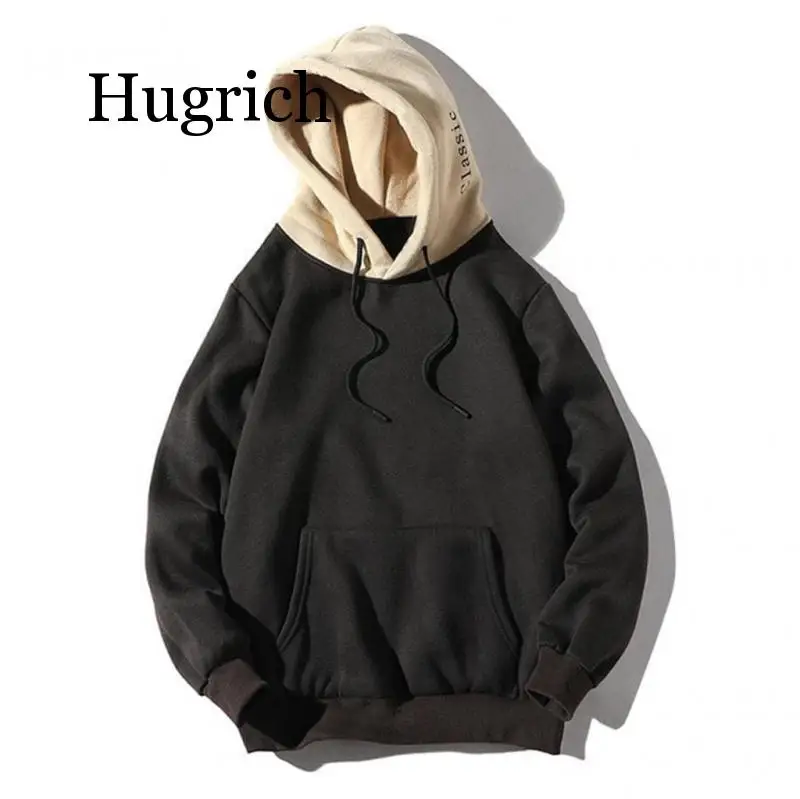 

Sweatshirt men hoodies fashion Casual Patchwork tracksuit autumn spring hooded 2020 bluzy meskie poleron hombre