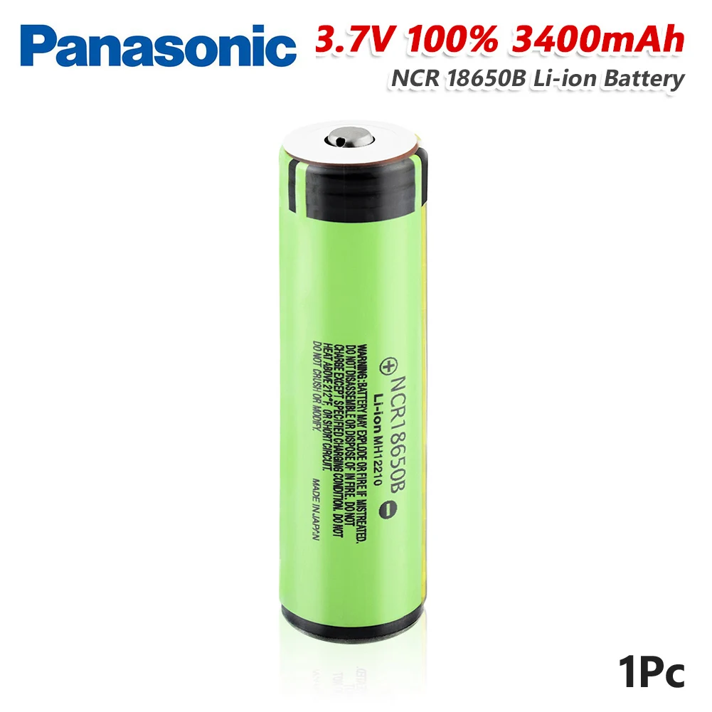 Panasonic NCR 18650B аккумулятор с PCB li ion 3 7 V 3400mAh литиевый перезаряжаемый СВЕТОДИОДНЫЙ