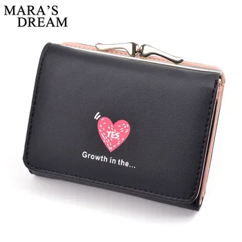 

Mara's Dream 2019 Ladies Small Wallet Short Paragraph New Student Korean Version of The Cute Multi-function Coin Purse Wallet