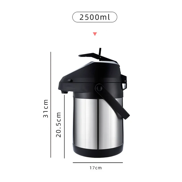 Stainless Steel Air Coffee Pot, Air Pot Coffee Dispenser