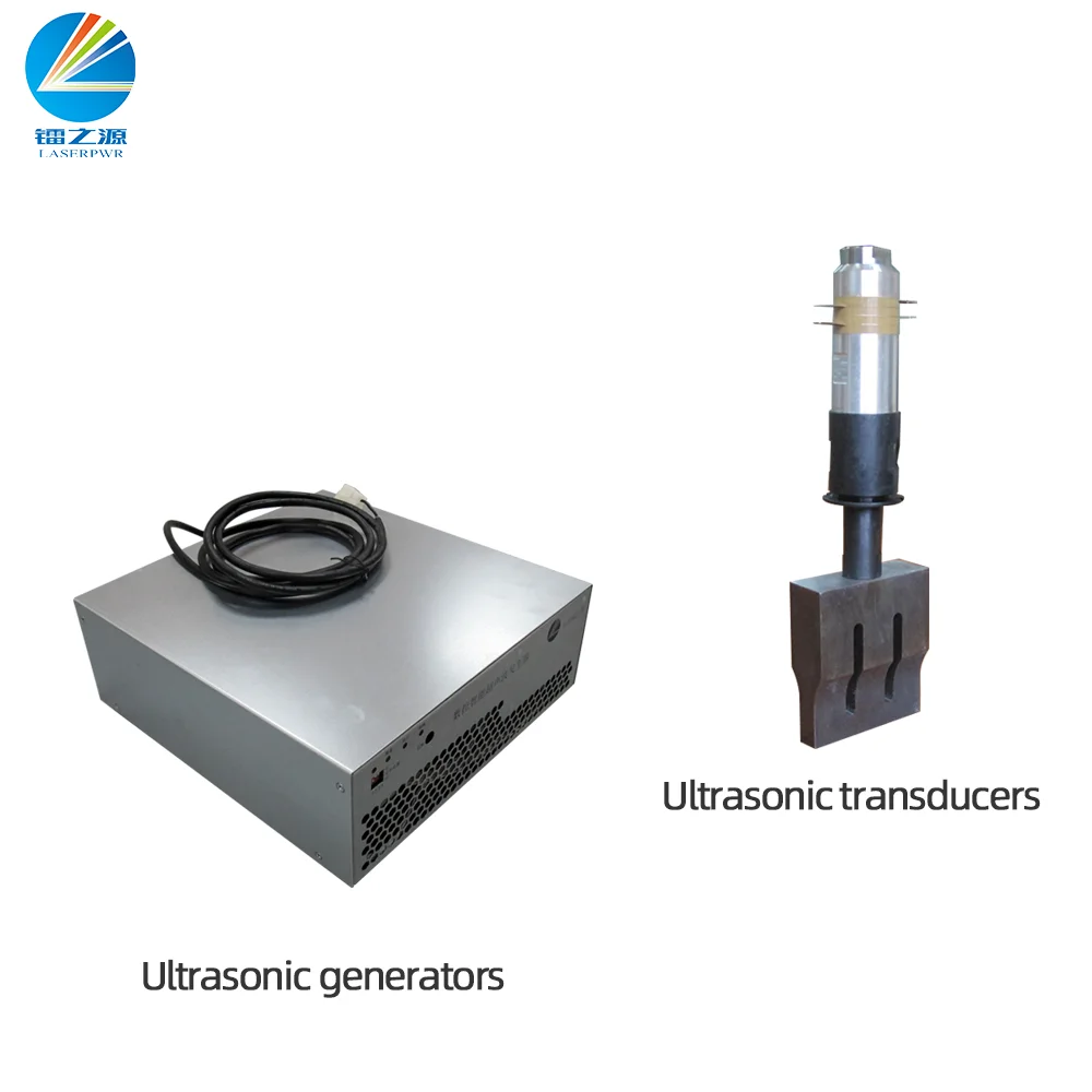 

20KHZ 2000W high frequency ultrasonic welding system generator transducer, flange and horn with 110*20mm