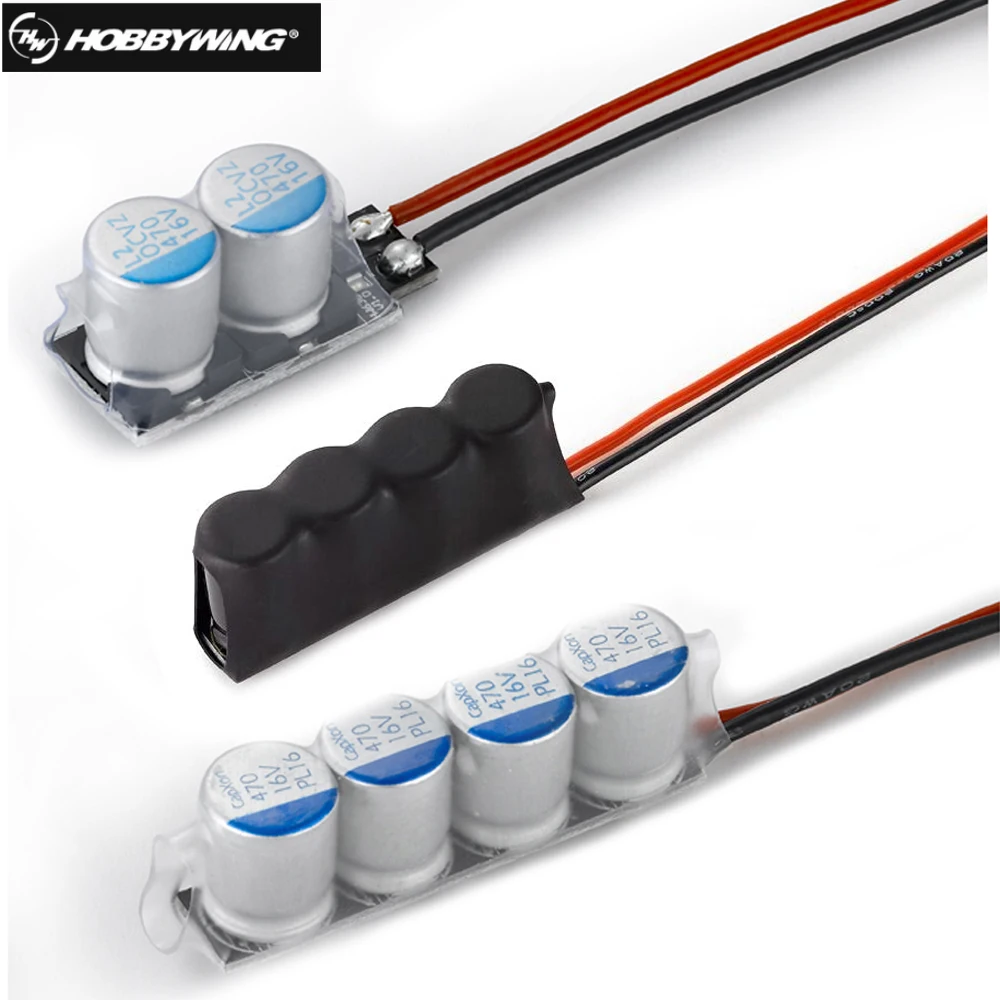 

1Pcs Hobbywing Low-impedance Capacitor Module 4 for Ezrun Xerun Car ESC Super Capacitor Module#4 Module 470u/35V*4PCS 5.0